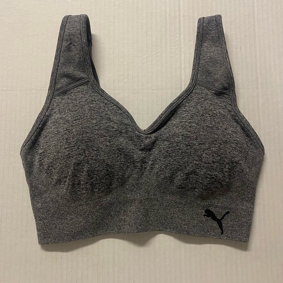 Puma Performance NWOB Seamless Sports Bra Bundle 2 Pack Comfort Stretch Sz M - Picture 2 of 4